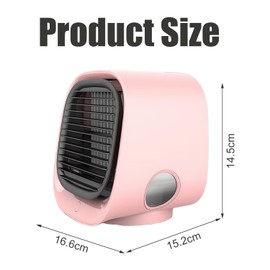 Aira Breeze Air Cooler, USB Powered Air Cooler, Mobile Air Conditioning, Air Breeze Air Conditioning, Portable Cooling Fan for Home, Air Cooler with Water Cooling Small, Air Cooler for Families and