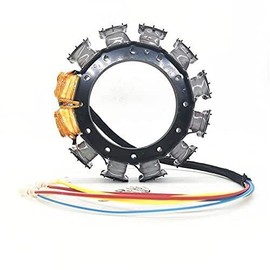 Stator For Mercury Outboard Stator For Mercury Outboard 174-9710K1 for 30-125 HP JET 16-Amp 2-Stroke 2/3/4-Cyl SportJet 1987-1997 for 398-818535A17/398-818535A18 398-9710A11 398-9710A12 398-9710A14