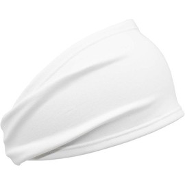 Men's Sports Headband 1 Pack or 3 Pack Sweat Bands for Running Football Tennis Workout - Color: 1PACK-White