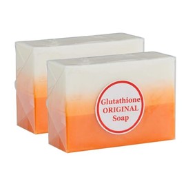Glutathione Soap Bars for Smooth, Hydrated Skin – Deep Cleanse, Exfoliate & Nourish for All Skin Types - 2 x 150g Bars