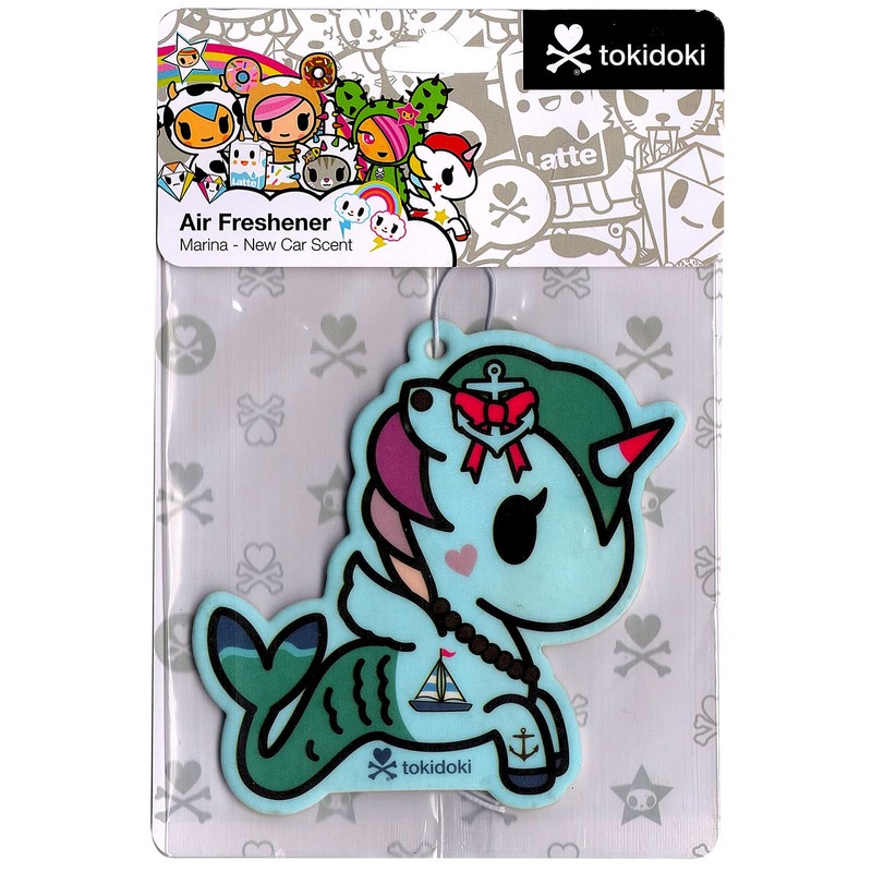 Tokidoki Air Freshener - Marina - New Car Scent, Blue