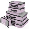 Savisto Packing Cubes - Small, Medium, Large, XL (6-Piece Set)