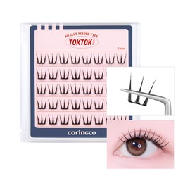 Coringo [Corinco Single Length] Taptap No Glue Eyelash Muse 9mm / [코링코 단일길이] 톡톡하라 노글루 속눈썹 뮤즈 9mm