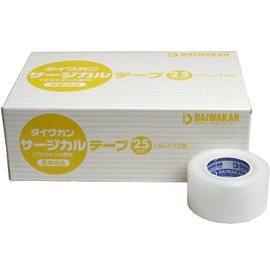 Yamato Han Surgical Tape, Plastic, Transparent, 1.0 inches (25 mm) x 29.4 ft (9 m) x 12 Rolls, 1 Box (For Doctors, Medical Use)