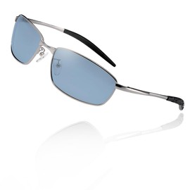 Adventure Oh Sunglasses, Men's Polarized Sunglasses, Fishing, Sports Sunglasses, Driving Sunglasses, Cool Face, PL-23 (Polarized Lenses: Light Blue)