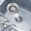 YEWCEP Sink Plug, Height-Adjustable Drain Strainer, Plug for Sink, Stainless