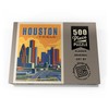 Houston, Texas: Skyline, Vintage Poster - Premium 500 pieces Puzzle