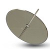 SUPPLY GIANT DD008S-W4 Wall Cleanout Cover Plate, 8-Inch, Stainless Steel,