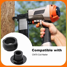 Phyxlyn CN70 Parts CN31563 CN31564 Piston Bumper Set Fit For CN70 Coil Nailer Parts (4 Pack)