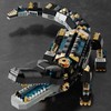 JVAVNE Animal Building Blocks Toy Set, Steampunk Crocodile Building Blocks