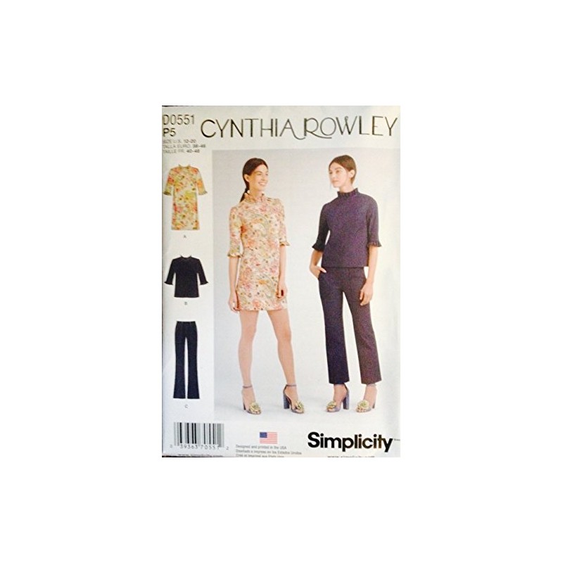 Pattern D0551 P5 Size 12-20 (Cynthia Rowley)
