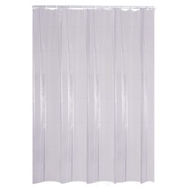 Ridder 360000-350 Shower Curtain 180 x 200 cm Brilliant Crystal with Hanging Rings