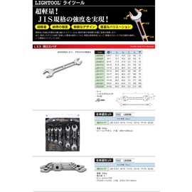 Ash and Tool Spear Shape Both mouth Spanner 8 mm × 10 mm lsx0810