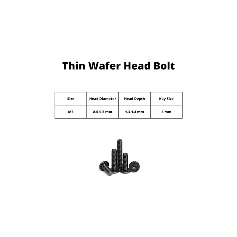 OG Secure | M5 Ultra Thin Wafer | Flat Head
