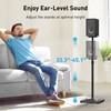 PERLESMITH Universal Speaker Stands for Surround Sound -Height Adjustable Extend