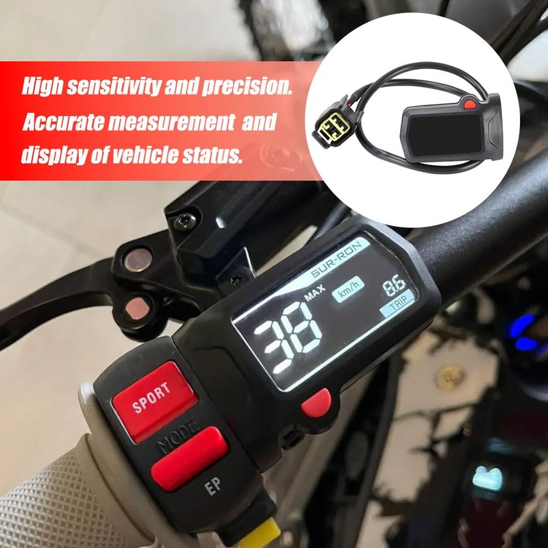 Speedometers JXMOTONG Surron Sur Ron Electrical Motorbike Hour Meter Digital