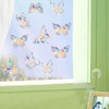 HyzaPhix Window Clings Anti-Collision Suncatcher Sticker Stained Glass Window Film