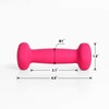 LIONSCOOL Neoprene Coated Dumbbell Weights (Rose Pink 1lb Pair)