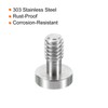 PATIKIL 6.35mm-20 Screw 16mm Length Camera Quick Release Screw Tripod