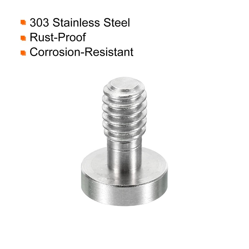 PATIKIL 6.35mm-20 Screw 16mm Length Camera Quick Release Screw Tripod