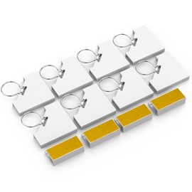 MLEJU Magnetic Fly Screen Accessory Kit - 8 Corner Connectors & 4 Window Clips for Window Fly Screen