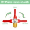 Tnuocke 2pcs Brass 3/8" NPT Male Thread x 3/8" Hose