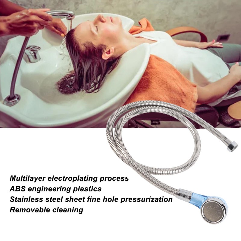 Flexible Shampoo Bowl Sprayer Hose Professional Hair Salon Shampoo Bed