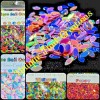 Unique Nail Creations FLOWER PETAL Spangle~YOU CHOOSE~Nail•Ac - COTTON CANDY