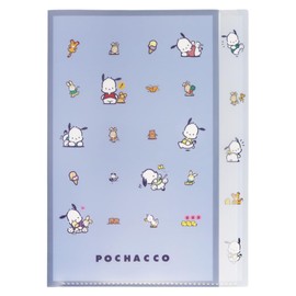 Sunstar Stationery Sanrio Clear File Die Cut A4 Retro Sanrio Characters Pochacco S2136880