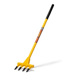 Honey Badger Demolition Fork, 40-inch 4-tine Wrecking Pry Bar, Multipurpose Tool for Flooring, Siding, Trim, Drywall, Roofing, and Decking