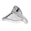 Glitter Mirror Sun Hat Silver For Summer Beach