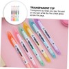 Operitacx 6 Highlighters Pastel Highlighter Chisel Tip Highlighter Gel Highlighter