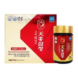 Hansamsu Goryeo 6-year-old Cheonred Ginseng Extract Chuseok Lunar New Year gift 240g / 한삼수 고려 6년근 천홍삼정 추석 설 선물 240g X 2병