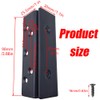 2Pcs Bed Frame Bed Post Double Hook Slot Hardware Attachment