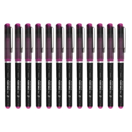 OHTO Fude Ball Bio 1.5 Rollerball Pen, Ultra-Bold 1.5mm, Water-Based Biocide Free Ink, Pink, CFR-15FBO-PK, Pack of 12