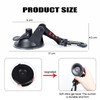 4pcs Heavy Duty Suction Cups - Suction Vacuum Hooks Hook,