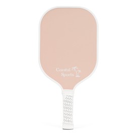 Coastal Sports Pickleball Paddle | Graphite Face & Honeycomb Polymer Core | Premium Grip | Lightweight (Beige)
