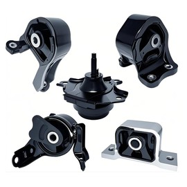 5PCS Engine Motor Mount and Transmission Mount Set Compatible with Honda CRV 2002 2003 2004 2005 2006 L4 2.4L 4WD Automatic Transmission Mount Replace OE A6597 A6596 A65010 A4504 A4506