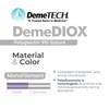 DEMETECH DemeDIOX Synthetic Absorbable Polydioxanone Monofilament Suture, DFS-1, 24mm, 3/8