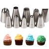 Kayaso Cake Decorating Icing Piping Tip Set, 10 X-large Decorating