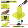 2 Packs Power Wheel Adapter for Ryobi 18V Battery Adapter