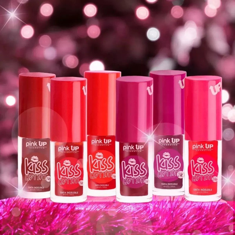Pink Up 6 Tintas Indelebles Para Labios Kiss Lip Tint