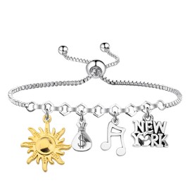 UJIMS Annie Musical Inspired Gift Orphans Annie Bracelet Annie Broadway Orphan Theater Gift Theatre Fans Gift Musicals Lover Gifts  (AnnieMusicalBracelet)