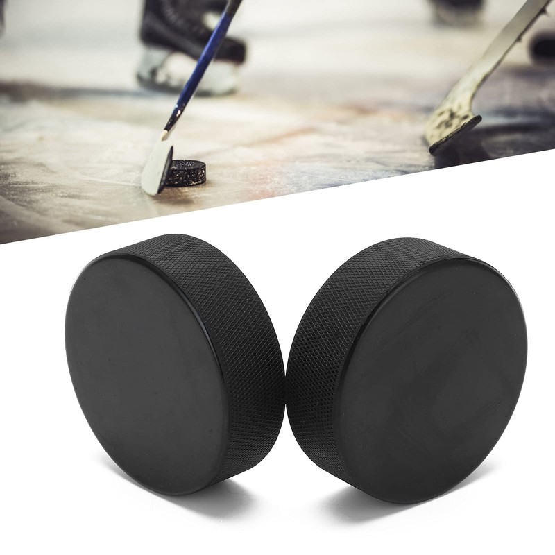 2 Pcs BH-25 Ice Hockey Pucks Bulk Sports Puck Balls