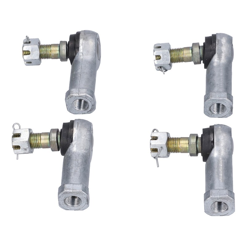 4PCS Tie Rod End Kit Rubber Metal WearResistant Replacement for