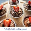 ebake Aluminium Foil Tin Cups - 50Pack Reusable Cupcake Cases