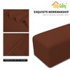Easy-Going Stretch Ottoman Cover Folding Storage Stool Furniture Protector Soft