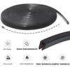 WZERHO Rubber Edging Strip - Black Plastic Trim Seal Grommet