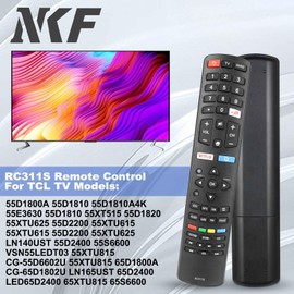 RC311S 06-531W52-TY02X Remote Control for Pioneer TV and TCL TV Remote PLE-32S1HD PLE-65D1800 PLE-32S08HD PLE-40S08FHD PLE-43D1202UD PLE-50S08UHD PLE-50D1200F 55D1680 55S6600 43D1680 55D1202 55D1241