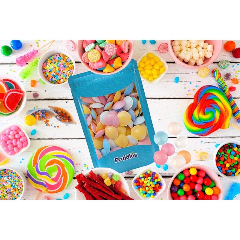 Fruidles Satellite Wafers, Flying Saucer Candy, Treats with Candy Beads